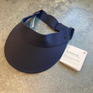 Lululemon Fast Paced Run Visor Navy Blue